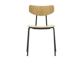 Vitra MOCA可堆叠开放式后背橡木椅
