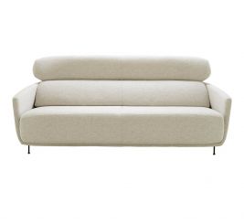 Ligne Roset Okura2人座布艺沙发带头枕