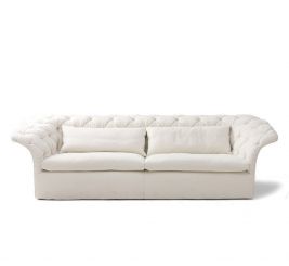 Moroso BOHEMIAN绒毛皮革沙发